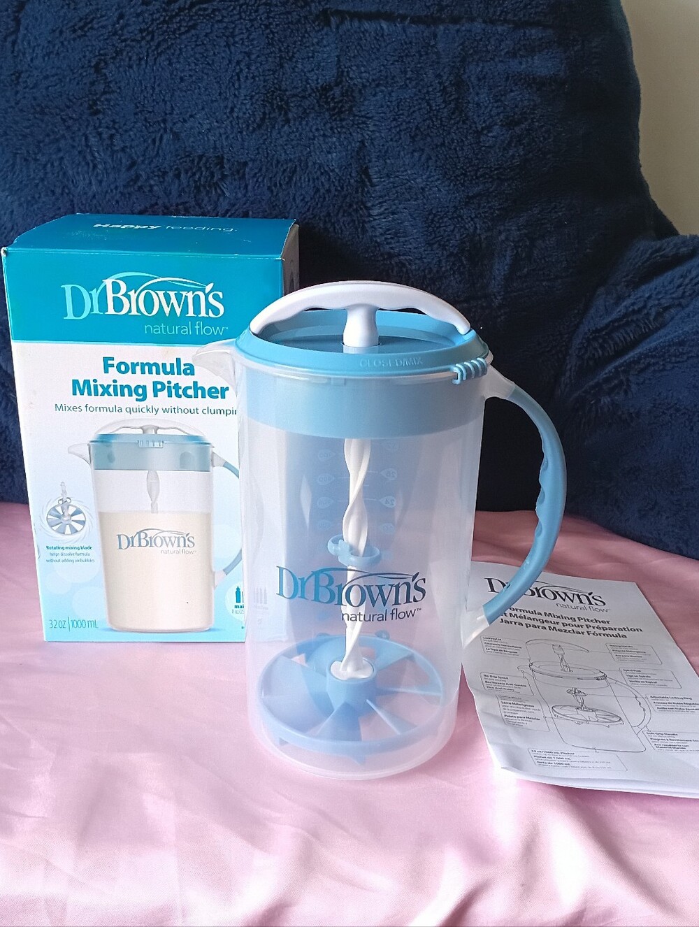 Dr. Brown’s Formula Mixing BPA-Free 32oz Pitcher Makes 4 8oz Bottles